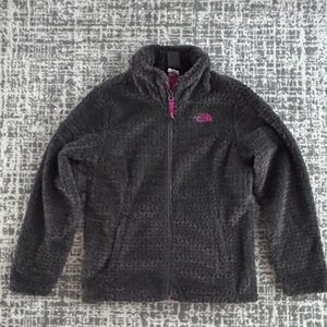 The North Face Kids Fleece Jacket in Gray and Pink
